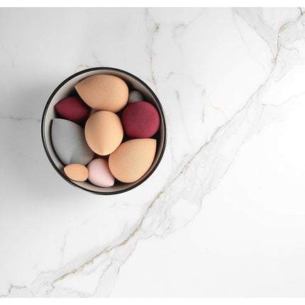 T4B LUSSONI Drop-Shaped Makeup Blender Sponge Burgundy