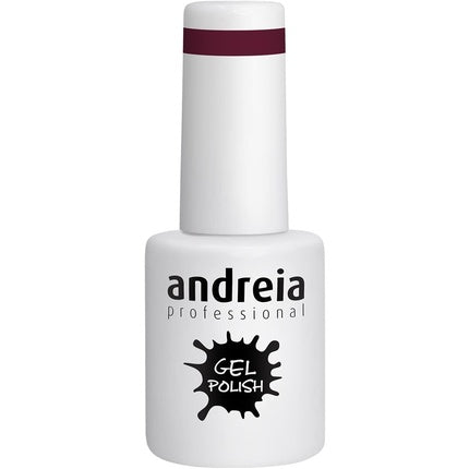 Andreia Semi-Permanent Nail Gel Polish for UV/LED Lamp Intense Shine and 4 weeks Lasting French Manicure Nail Gel Varnish Colour 297 Red Shades of Pink 10.5ml