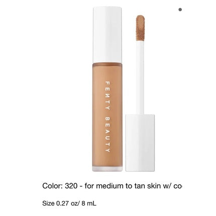 FENTY Pro Filt'r Instant Retouch Concealer #320 Full Size 8ml - New Box