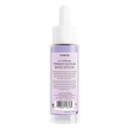 Wet n Wild Prime Focus Primer Serum for Flawless and Long-Lasting Makeup with Moisturizing Formula Natural Finish