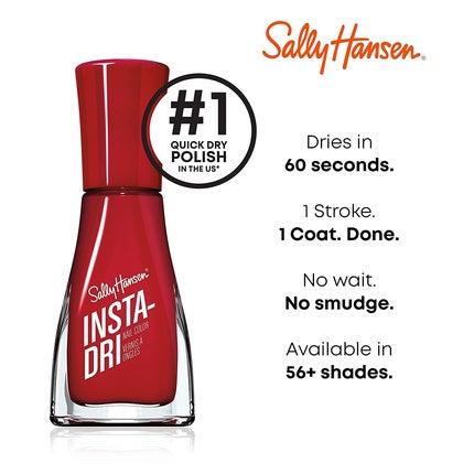 Sally Hansen Insta-Dri Nail Polish City Chic Collection That's A Blazing! 0.31 Fl Oz