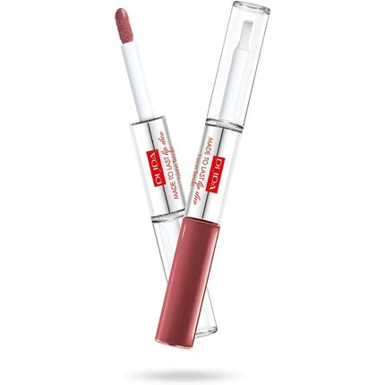 Pupa Milano Made To Last Lip Duo 015 Nude Set for Women 0.13oz