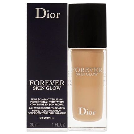 Dior Forever Skin Glow Foundation 24H 3 Warm Peach 30ml