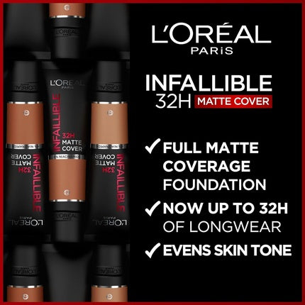 Loreal Paris Infaillible 24h Matte Cover Foundation N.320 Caramel 30ml
