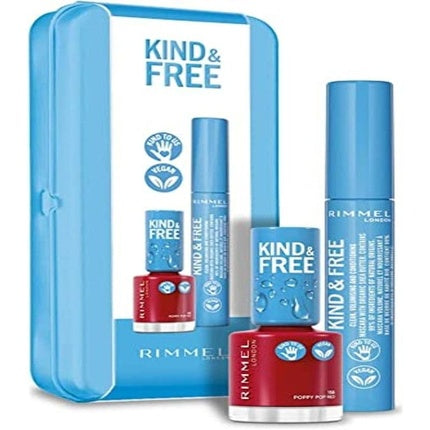 Rimmel London Kind &amp; Free Enamel Kind &amp; Free Poppy Pop Red Mascara Gift Kit