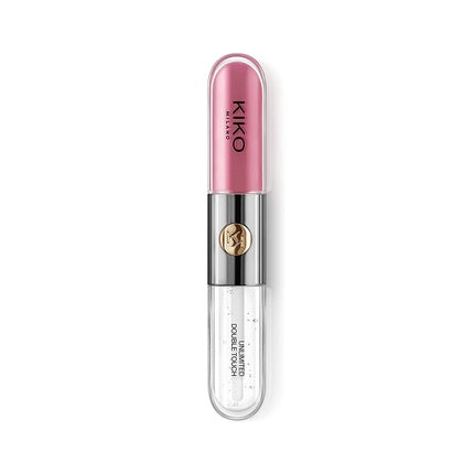 KIKO Milano Unlimited Double Touch 119 Long-Lasting Liquid Lipstick with Radiant Finish 2-Step Formula 12 Hour - Rhododendron Pink