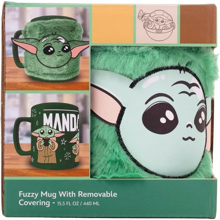 Pyramid International The Mandalorian Grogu Fuzzy Mug - Cute Grogu Design