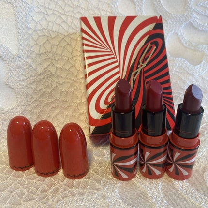 Mac Tiny Tricks Mini Lipstick Trio - Red Gift Set