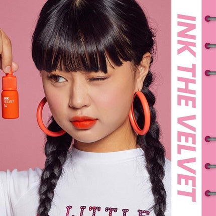 Peripera Ink the Velvet Lip Tint Liquid Lip 0.14 fl oz 004 Vitality Coral