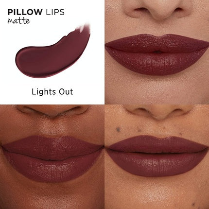 IT Cosmetics Pillow Lips Lipstick Lights Out Dark Nude Espresso Matte Finish 0.13oz