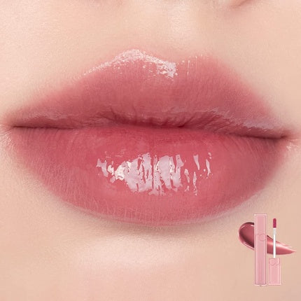 rom&nd Dewyful Water Tint Lip Gloss 0.18 fl oz 13 Custard Mauve