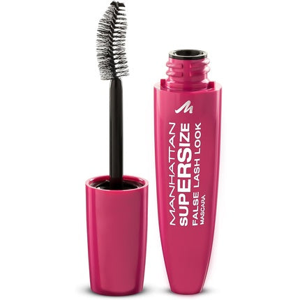 Manhattan SuperSize False Lash Look Mascara Contact Lens-Friendly Black Mascara with Push-Up Effect 12ml