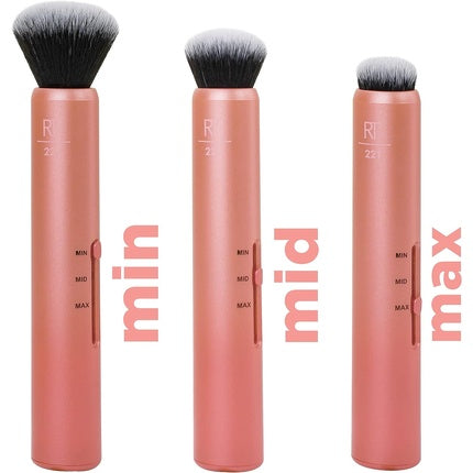 Real Techniques Slide 3-in-1 Makeup Brush for Foundation and Concealer Multicolor