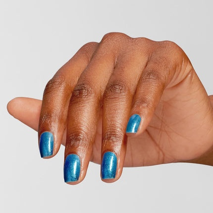 OPI Infinite Shine Long-Wear Bright Shimmer Finish Opaque Blue Nail Polish 0.5 fl oz - Do You Sea What I Sea?