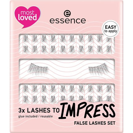 Essence Lashes to Impress False Lashes Set 01 Black Vegan