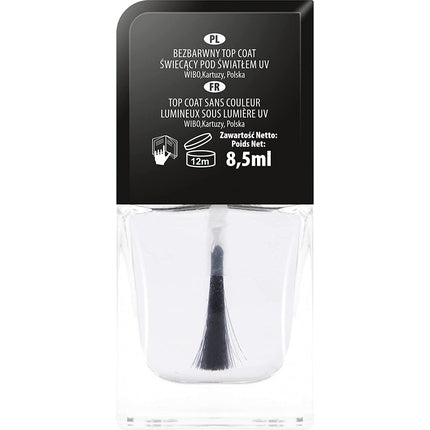 Wibo Fluo Top Coat Clear Nail Top Coat 8.5ml