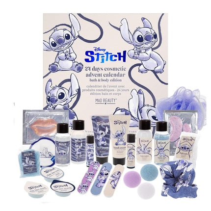 Mad Beauty Disney Stitch Advent Calendar with 24 Makeup and Cosmetic Products