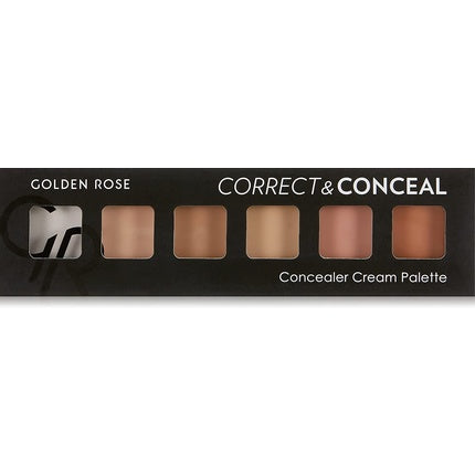 Golden Rose Cream Concealer Makeup Palette 6 Colors