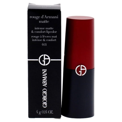 Giorgio Armani Rouge D Armani Matte Lipstick 403 Lucky Red Women Lipstick 0.14 oz