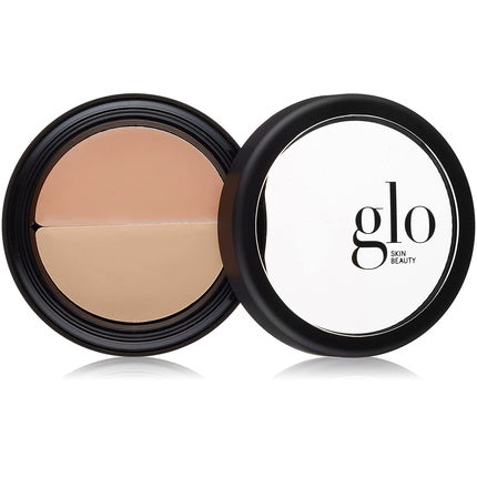 Glo Skin Beauty Under Eye Concealer Makeup with Duo Shades for Custom Blending - Corrects and Conceals Dark Circles and Redness - Buildable Longwearing Coverage Beige 0.11 Ounce