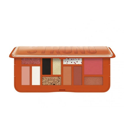 Pupa Strong Cosmetic Bag 004 Orange Face and Eye Palette 12g