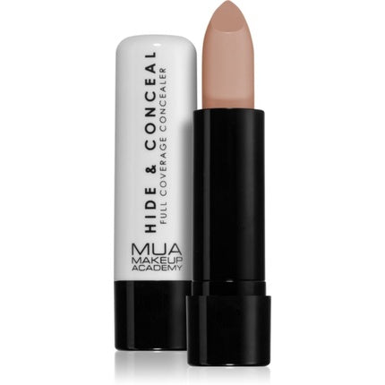 MUA Makeup Academy Hide & Conceal Cream Concealer - Natural, Full Coverage, 3 g