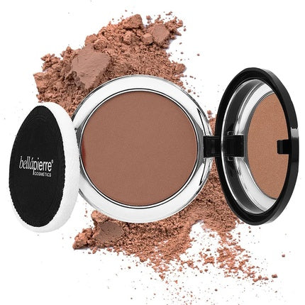 Bellapierre Compact Mineral Blush Warms Complexion for a Healthy Glow 10 Grams Amaretto