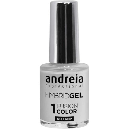 Andreia Professional Hybrid Gel Nail Polish Fusion Colour H5 Grey - 2 Steps No Lamp Required Long Lasting Easy Removal
