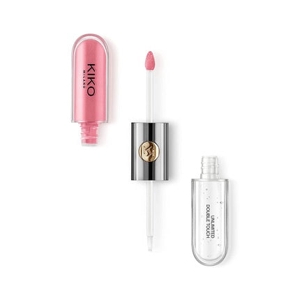 KIKO Milano Unlimited Double Touch 111 Long-Lasting Liquid Lipstick 12 Hour Wear 2-Step Radiant Finish 111 Satin Pink Camellia