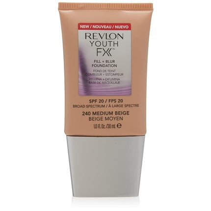 Revlon Youth FX Fill + Blur Foundation SPF20 Medium Beige 30ml