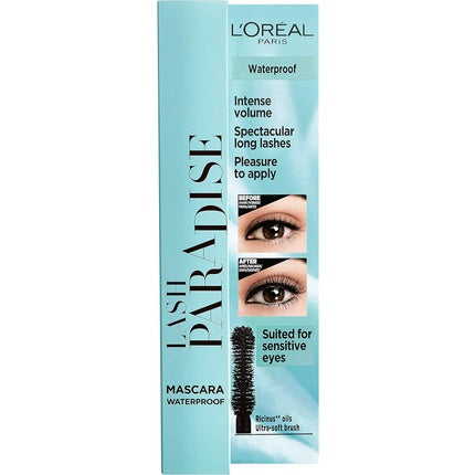 L'Oréal Paris Lash Paradise Waterproof Mascara for Intense Volume and Spectacular Length Black 1 count