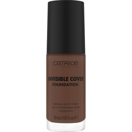 Catrice Invisible Cover Foundation 065C Nude Moisturizing Long-Lasting Natural for Dry Skin Vegan Oil-Free Paraben-Free Microplastic-Free 30ml