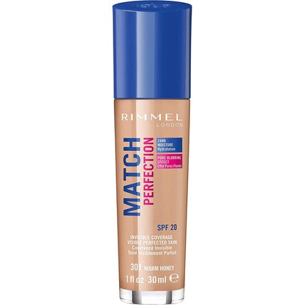 Rimmel Match Perfection Foundation, Warm Honey, 30ml
