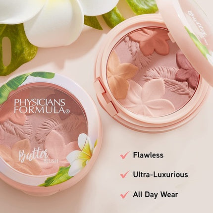 Physicians Formula Mattes Monoi Butter Rouge Natural Matte Cream Blush with Murumuru Butter, Cupuacu Butter, Tucuma Butter and Tahitian Monoi Butter Mauvy Mattes