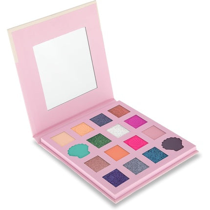 MAD BEAUTY Disney Pure Princess Ariel Little Mermaid Sixteen Shade Palette with Mirror
