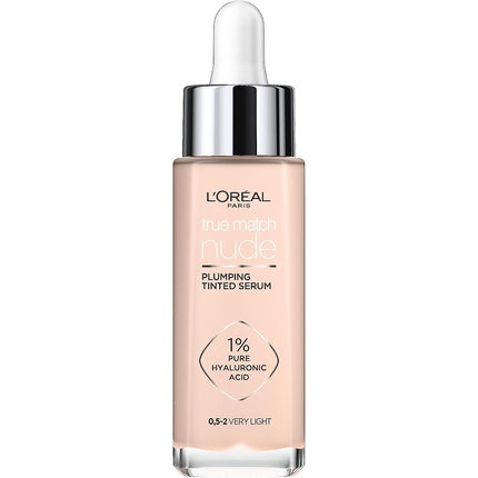 L'Oreal Paris True Match Tinted Serum Foundation with Hyaluronic Acid 30ml Shade 0.5-2 Very Light