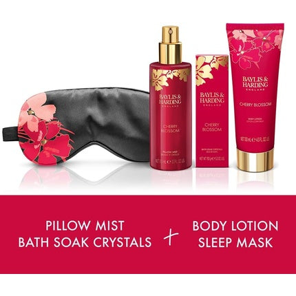 Baylis＆Harding Boudiore Cherry Blossom豪华美容睡眠礼品套装 - 素食友好的樱花美女睡眠