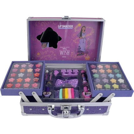 Disney Wish Makeup Traincase Cosmetics Set In Suitcase