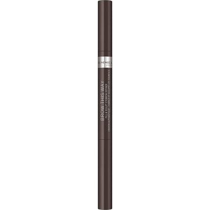 Rimmel London Brow This Way Fill & Sculpt Eyebrow Definer Dark Brown