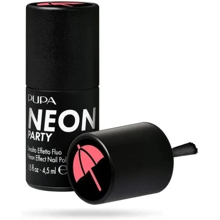 Pupa Neon Party Fluorescent Effect Nail Polish 900 On The Beach Pink