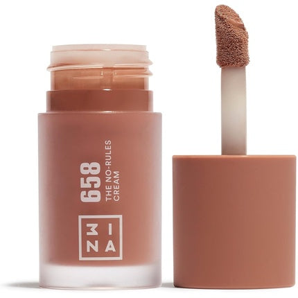 3INA MAKEUP The No-Rules Cream 658 Neutral Brown Liquid Blush Matte with Sweet Almond Oil Vegan Cruelty Free