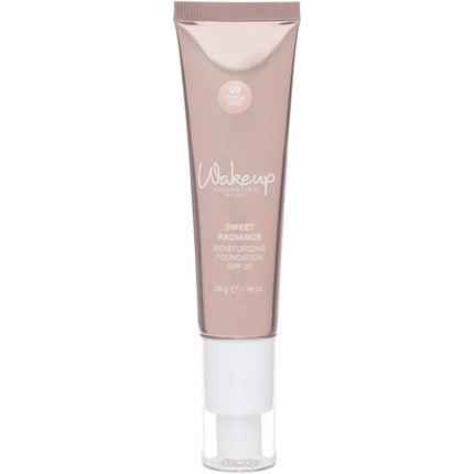 Wakeup Cosmetics Milano Sweet Radiance Moisturizing Fluid Foundation with SPF20 No. 5 Natural Beige