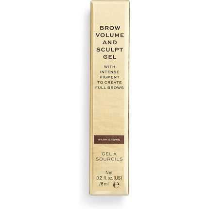 Revolution Pro Volume &amp; Sculpt Brow Gel Warm Brown 6ml