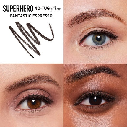 it COSMETICS Superhero No-Tug Gel Eyeliner Waterproof Blendable Formula 0.042 Oz Fantastic Espresso