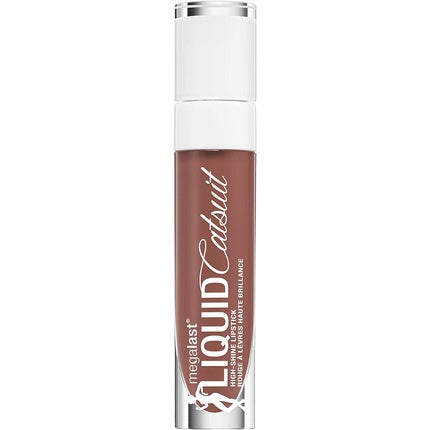 Wet n Wild MegaLast Liquid Catsuit Hi-Shine Lipstick with Hydrating Formula - Cedar Later