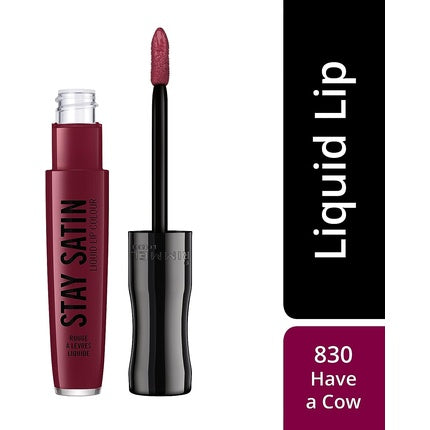 Rimmel Stay Satin Liquid Lipstick - 830 Have a Cow - 5.50ml