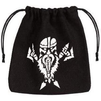 Dwarven Black & White Dice Bag