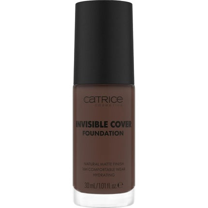 Catrice Invisible Cover Foundation 30ml 077C Nude Moisturizing Long-Lasting Natural for Dry Skin Vegan Oil-Free Paraben-Free Microplastic-Free
