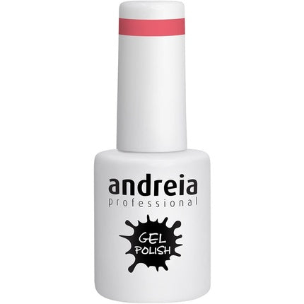 Andreia Semi-Permanent Nail Gel Polish for UV/LED Lamp Intense Shine and 4 weeks Lasting French Manicure Nail Gel Varnish 10.5ml - Colour 285 Coral Pink