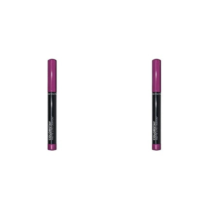 Revlon ColorStay Matte Lite Crayon Lipstick with Built-in Sharpener Smudgeproof Water-Resistant Non-Drying Lipcolor 005 Sky High